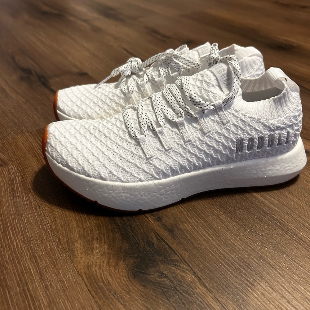 NOBULL White Knit Athletic Shoes - Picture 5 of 9